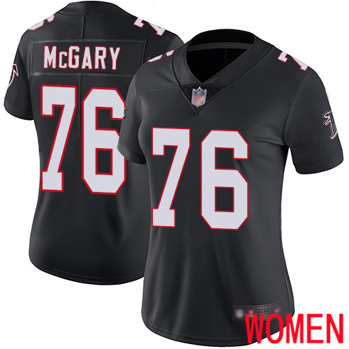 Atlanta Falcons Limited Black Women Kaleb McGary Alternate Jersey NFL Football #76 Vapor Untouchable